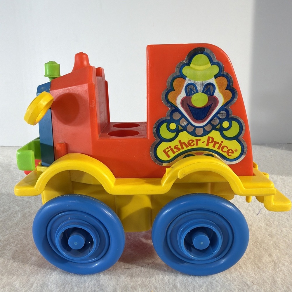 Vintage Fisher Price Little People Crazy Clown Brigade Car #657 Noisy 1021!!! - Picture 4 of 7